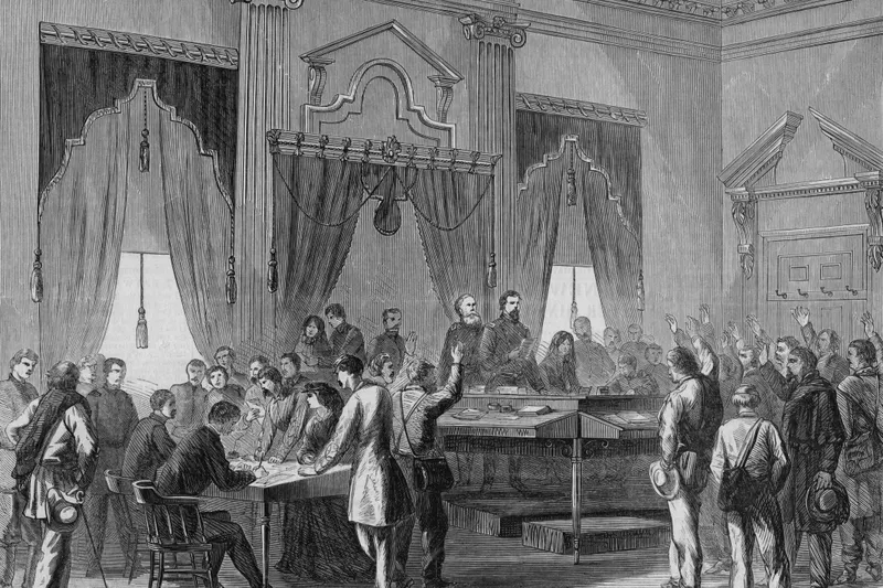 Senate chamber painting